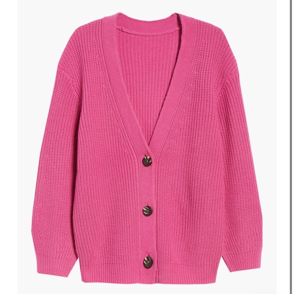BP | Puff Sleeve Knit Cardigan - Picture 1 of 9